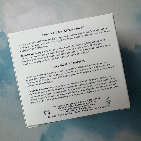 HERBIVORE • Blue Tansy Resurfacing Clarity Mask - Picture 2 of 8
